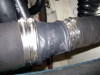 duct tape on exhaust hose